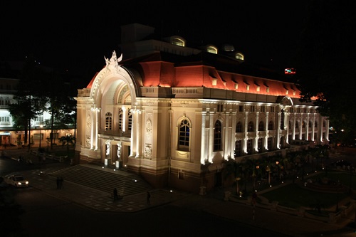 Dự án chiếu sáng Nhà hát Tp.HCM - Công Ty Cổ Phần Chiếu Sáng Công Cộng Thành Phố Hồ Chí Minh